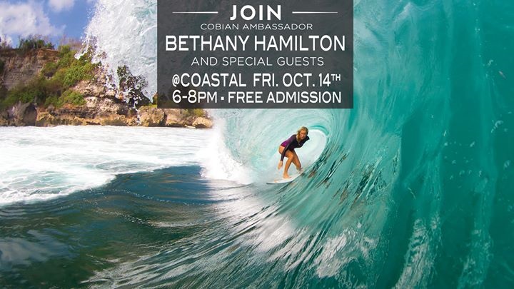 Bethany Hamilton in a Cobian Ambassador Event – Free to the Public 10/14 @6PM - OCNJ Daily