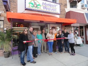 Monkey Bread cuts the ribbon on its new downtown location on Friday, April 11.