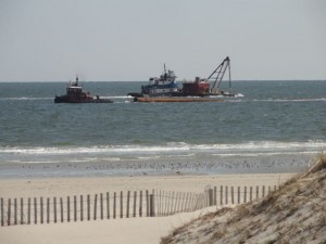 The Great Lakes Dredge and Dock Company has a $57.6 million contract to rebuild beaches and dunes in southern Ocean City, Strathmere and Sea Isle City.