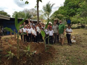 Ocean City volunteers help create a garden for 