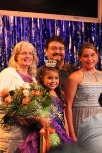 The Rodriguez family, including Jane, Greg, sister Emma and Little Miss Ocean City 2016 Sarah.