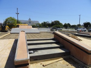 The new skate park in Ocean City appears to be on a schedule to be complete in early September.