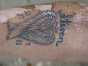 Anybody with information on the woman with these tattoos is asked to call Ocean City Police at 609-399-9111 or State Police Marine Division at 609-441-3586.