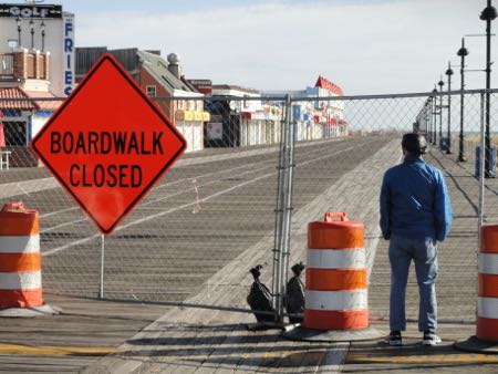 The Ocean City Boardwalk will be closed between Eighth Street and Sixth Street for about four months during a reconstruction project.
