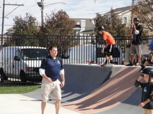 Ocean City Councilman Mike DeVlieger led a committee of city representatives and skaters that helped secure a $500,000- grant from Cape May County to build the park.