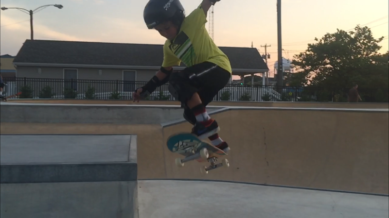 7 year old Charlie Beseris showing how it is done.
