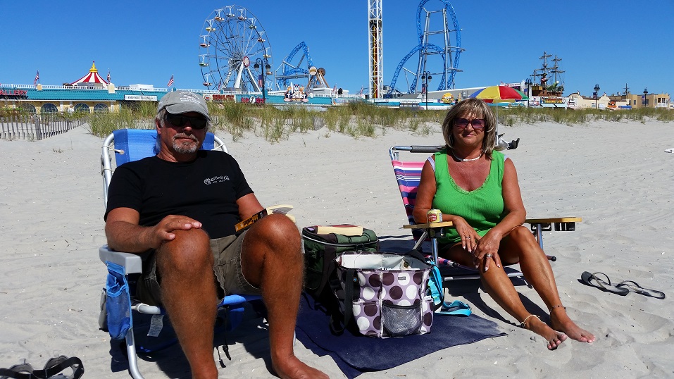Bob and Jackie DeWire, of Milford, Hunterdon County, attend the air show every year.