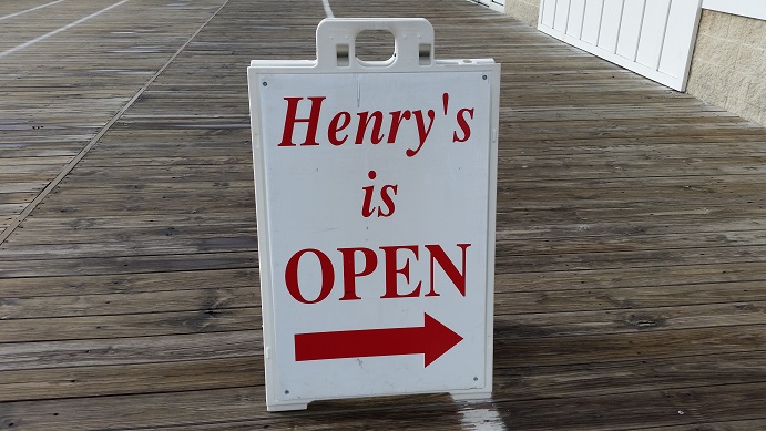 While many Boardwalk businesses close down after the peak summer season, Henry's remains open year-round.