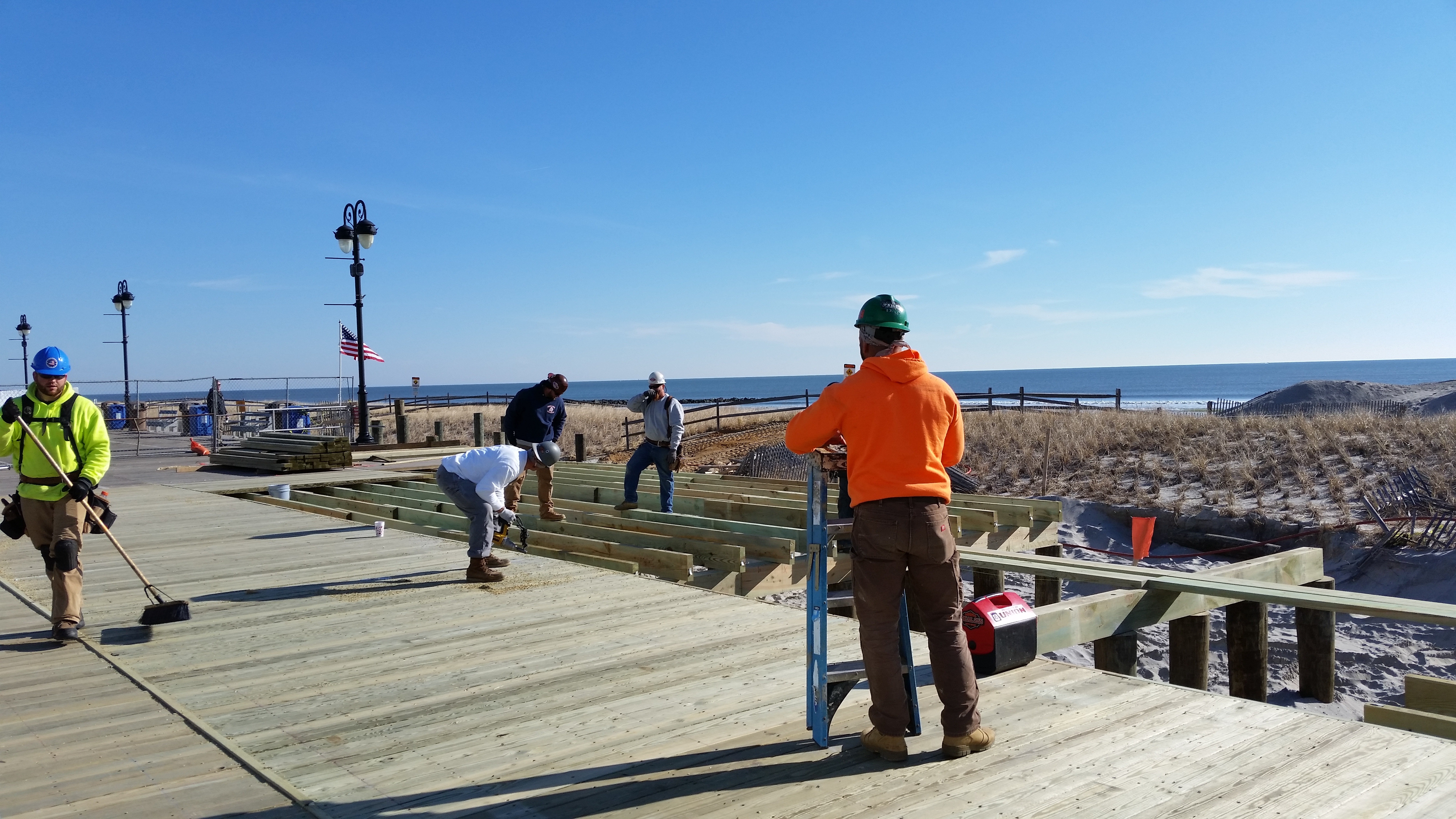 The boardwalk improvements will continue under the new capital plan. 
