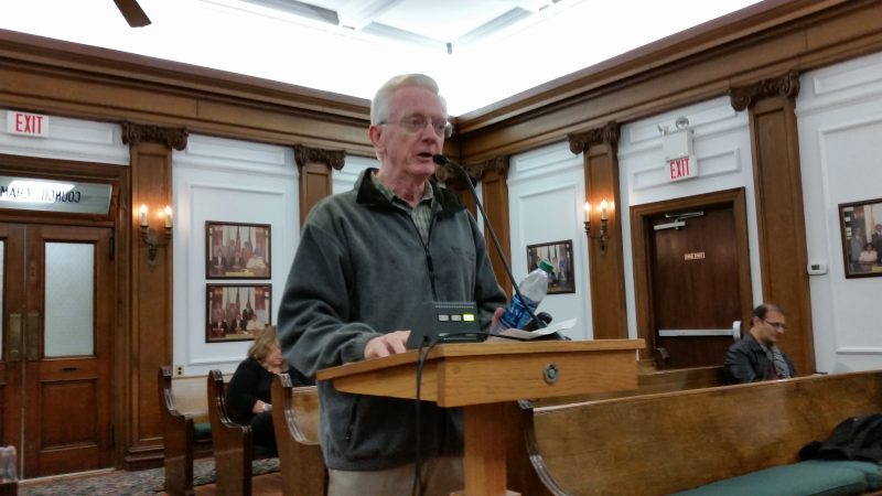 Terry McKenna, a tennis representative, endorsed the agreement during his remarks to Council.