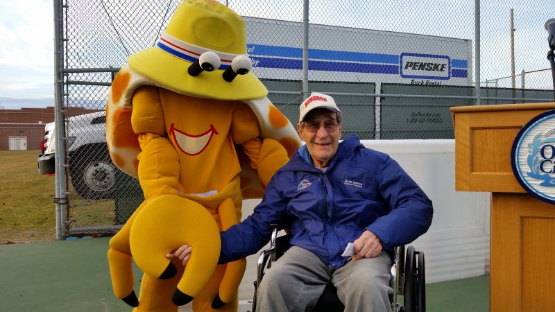 Mark Soifer, Ocean City's retiring public relations director, was joined by Martin Z. Mollusk, one of the characters he created during his 45-year career.