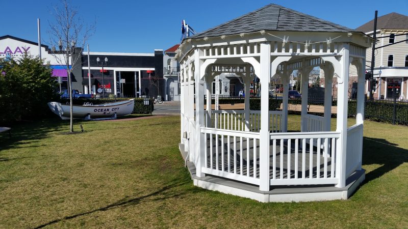 The Mark Soifer Park in downtown Ocean City would serve as a model for landscaping improvements for the Ninth Street entranceway.
