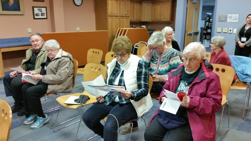 The medical program drew senior citizens to the Ocean City Free Public Library.