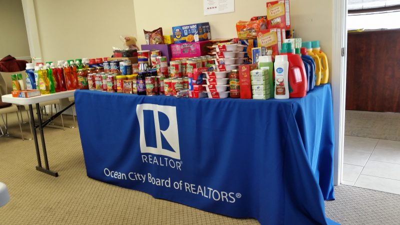 In addition to food, the Board of Realtors is also collecting household items, including detergent, paper products, soap and toothpaste.