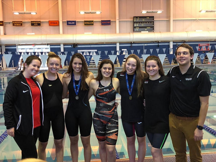 Ocean City Girls Shine at State Swimming Meet of Champions